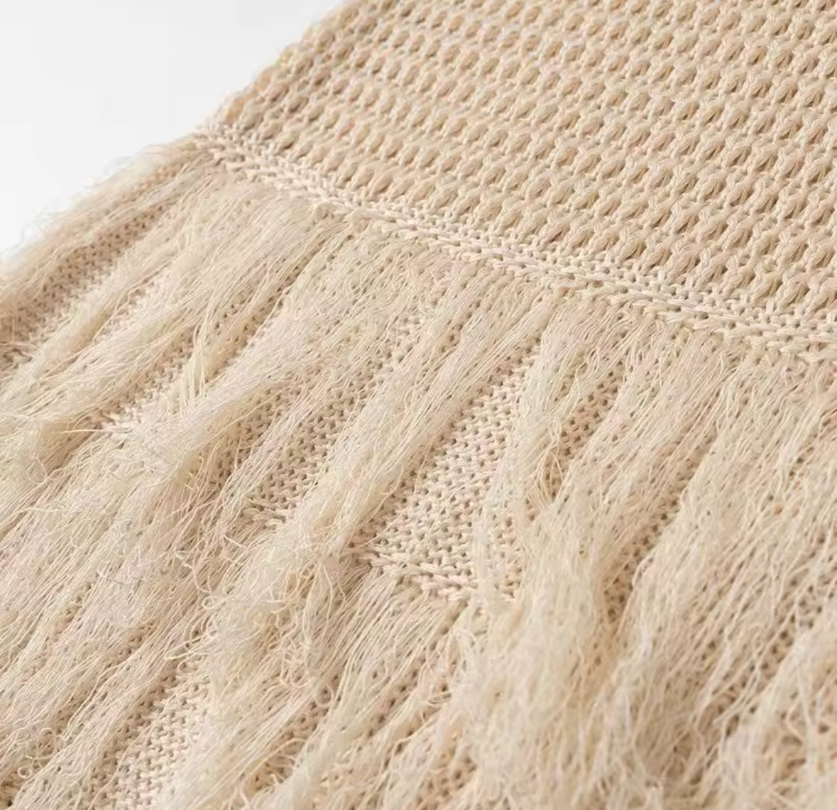 Luméa Fringe Knit Dress