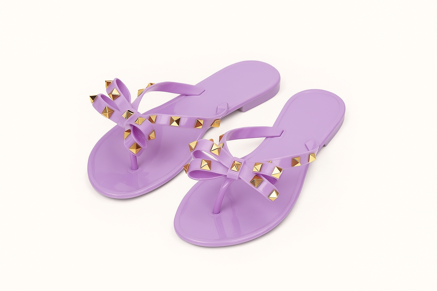 Valentina Studded Flip-Flops