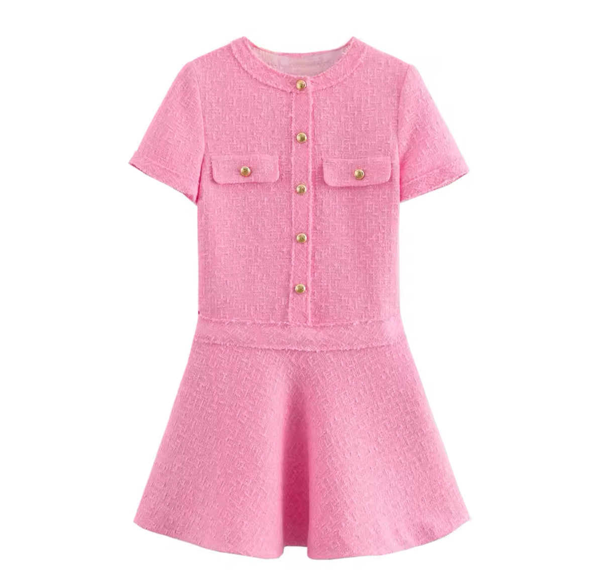 Tweed Chic Mini Dress