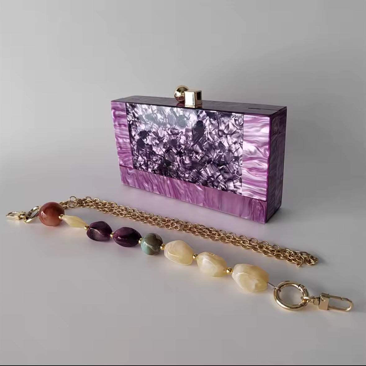 Crystal Art Clutch