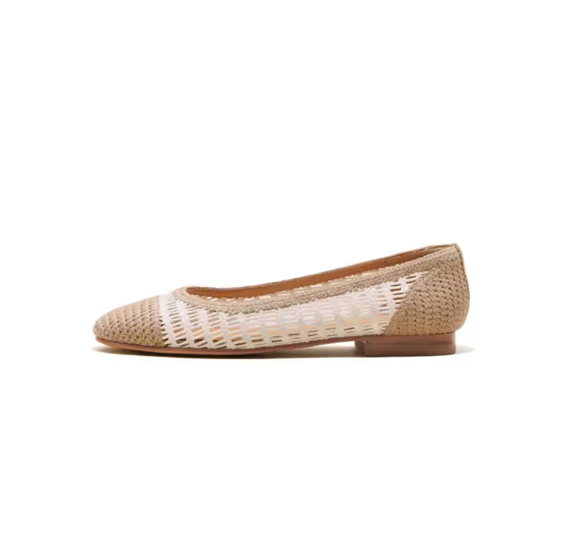 Summer Mesh Espadrille Ballerinas