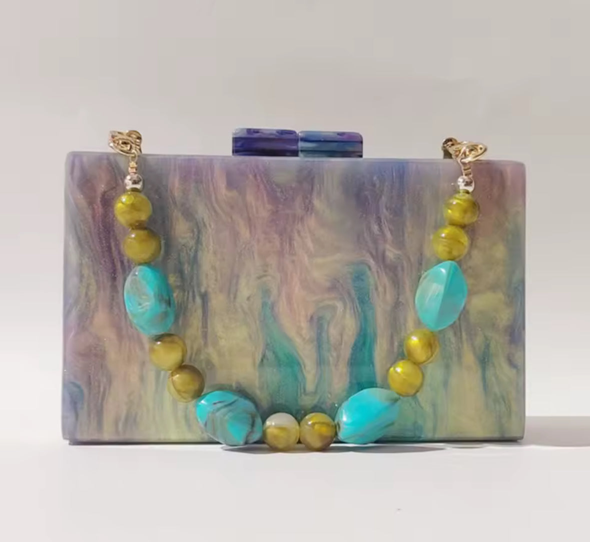 Crystal Art Clutch