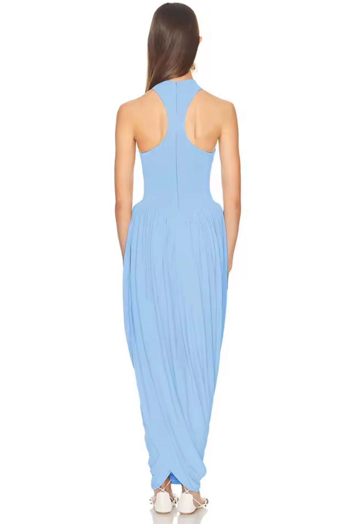 Élégance Drapé Dress