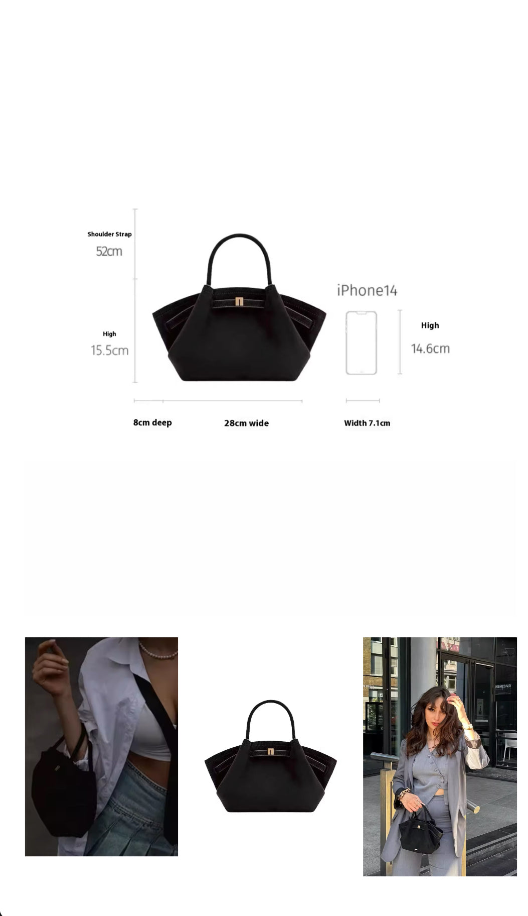 Elegante Damen Tote Bag aus Kunst-Velours in strukturierter Form, mit großzügigem Innenraum und Slip Pocket – erhältlich in verschiedenen Farben.