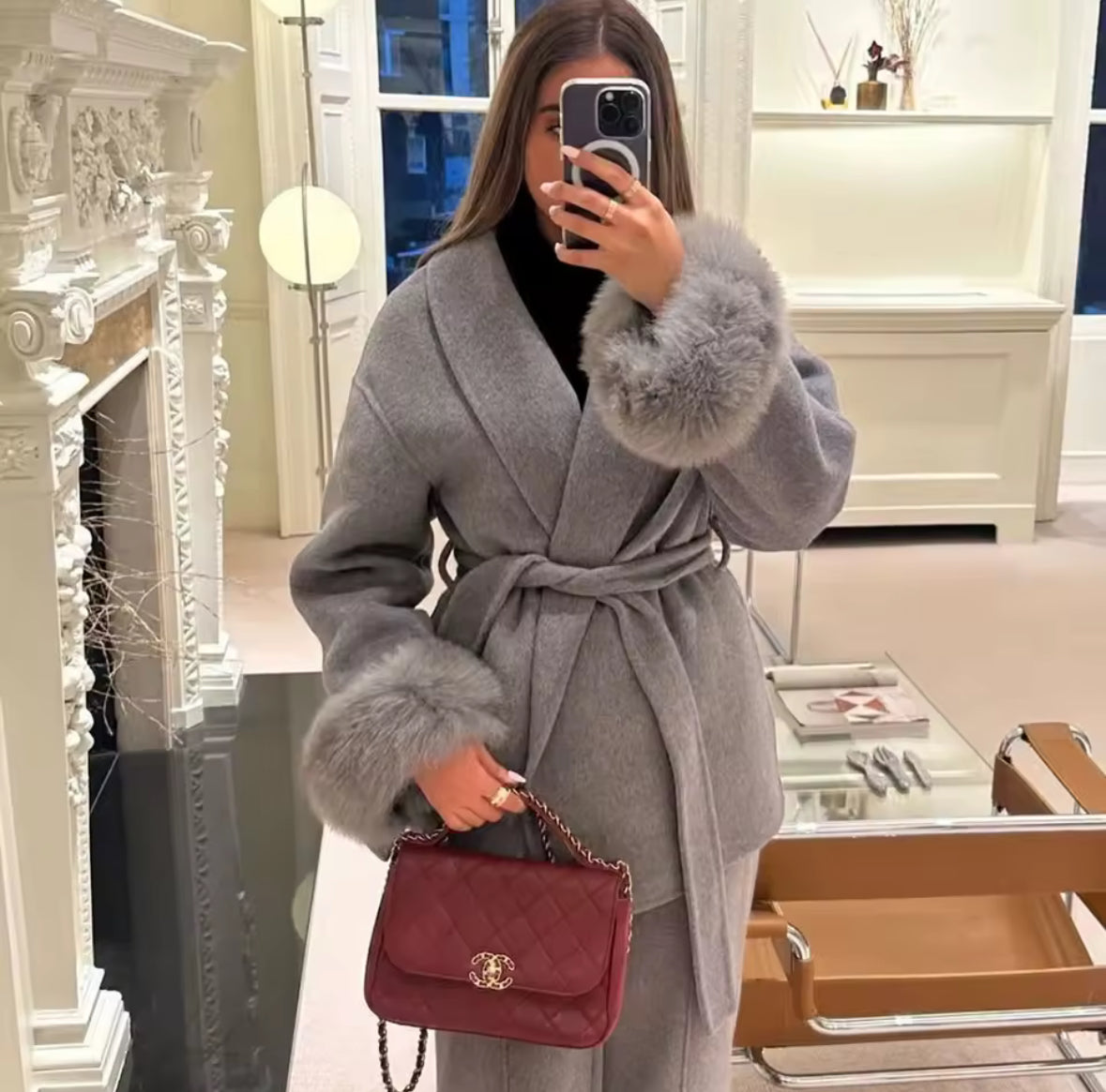 Fleur Luxe Coat