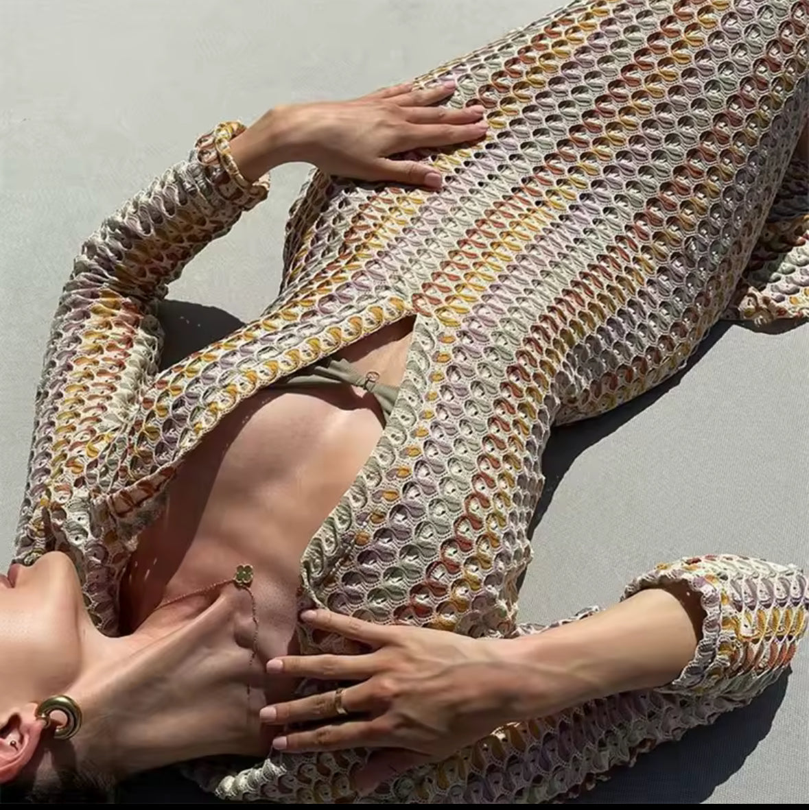 Riviera Crochet Dress