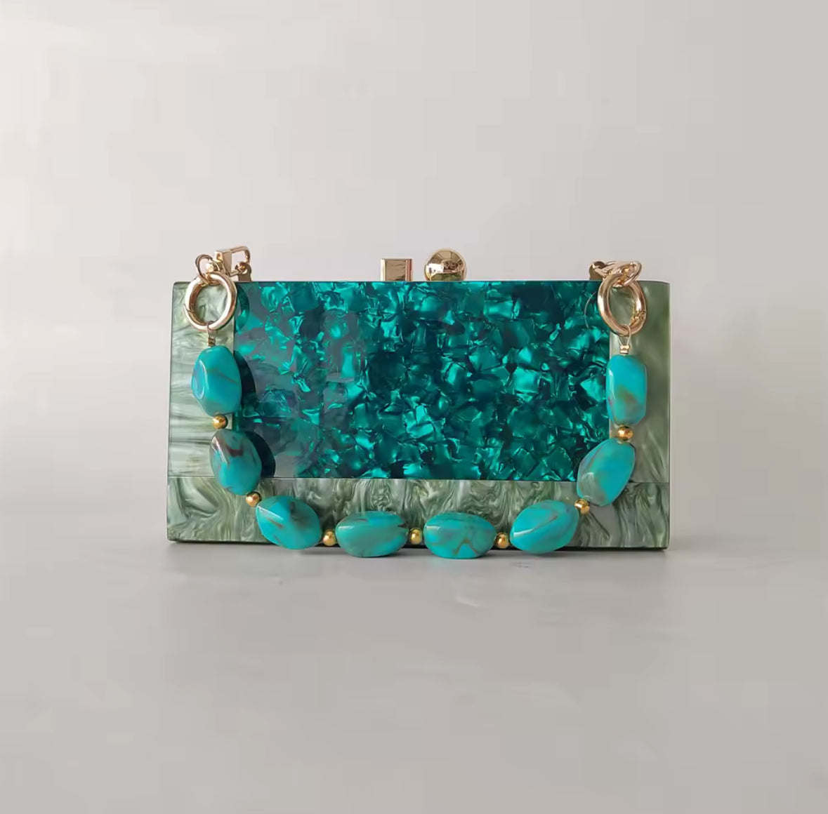 Crystal Art Clutch