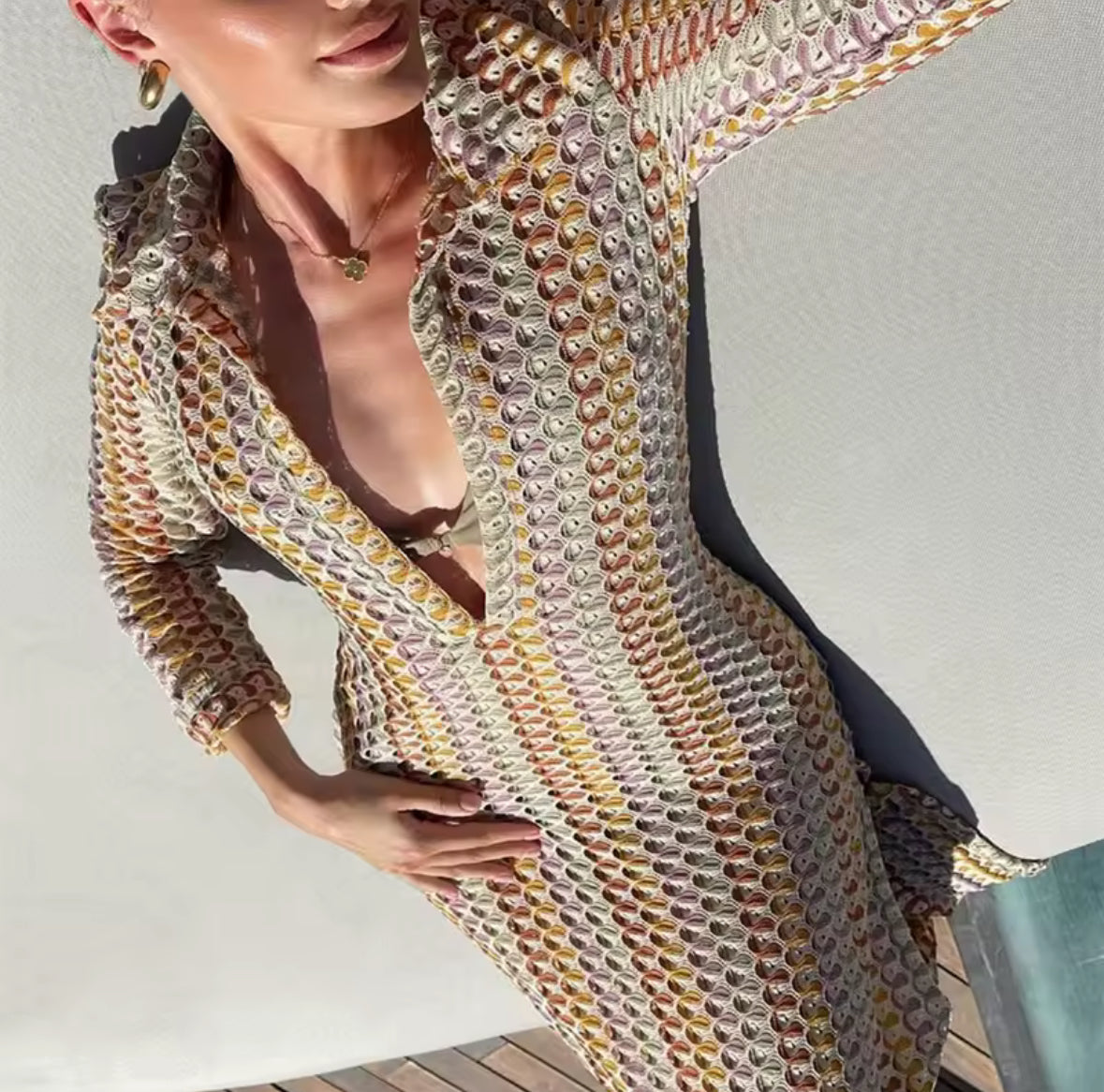 Riviera Crochet Dress