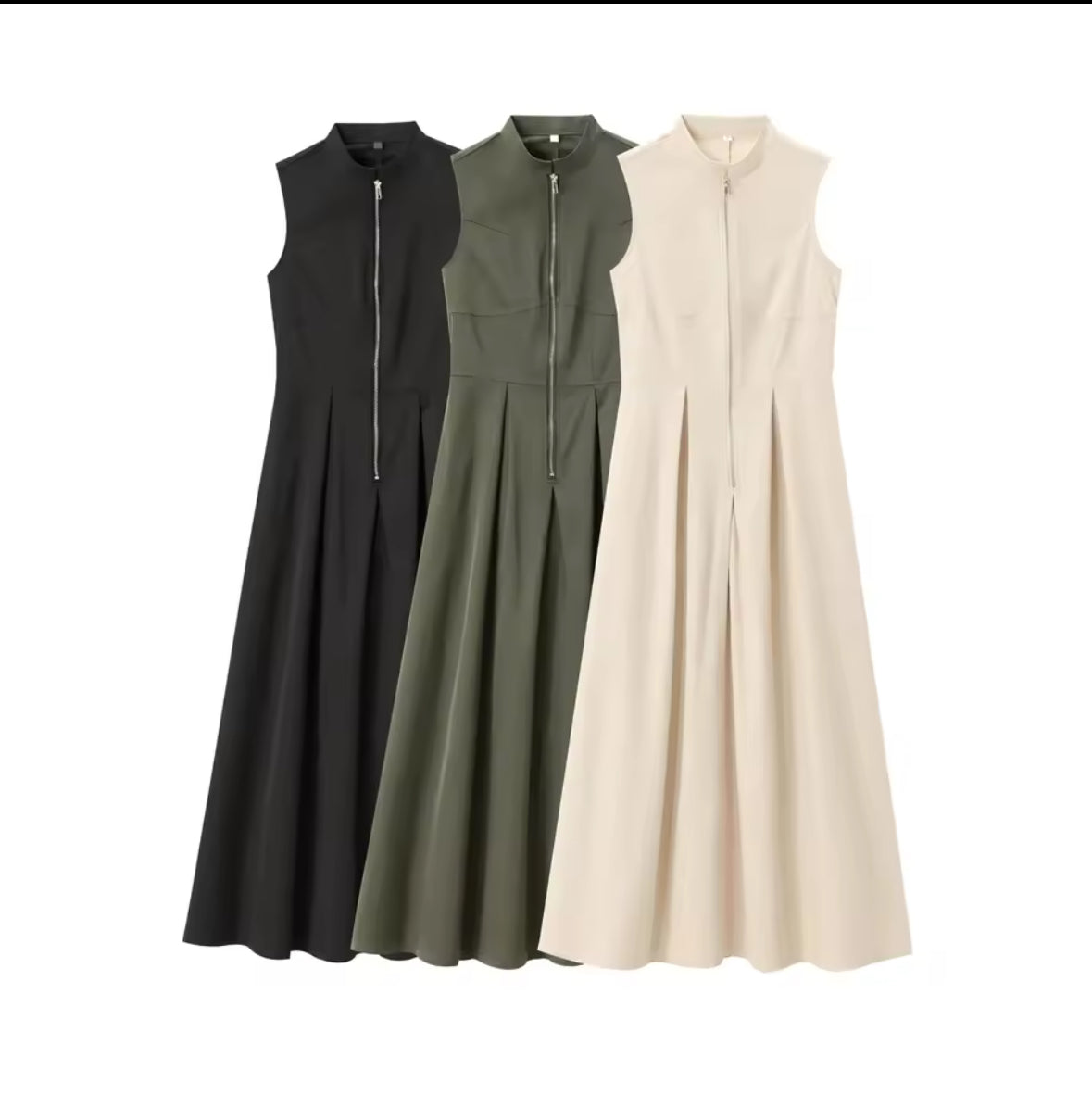 Caprice Zipper Dress