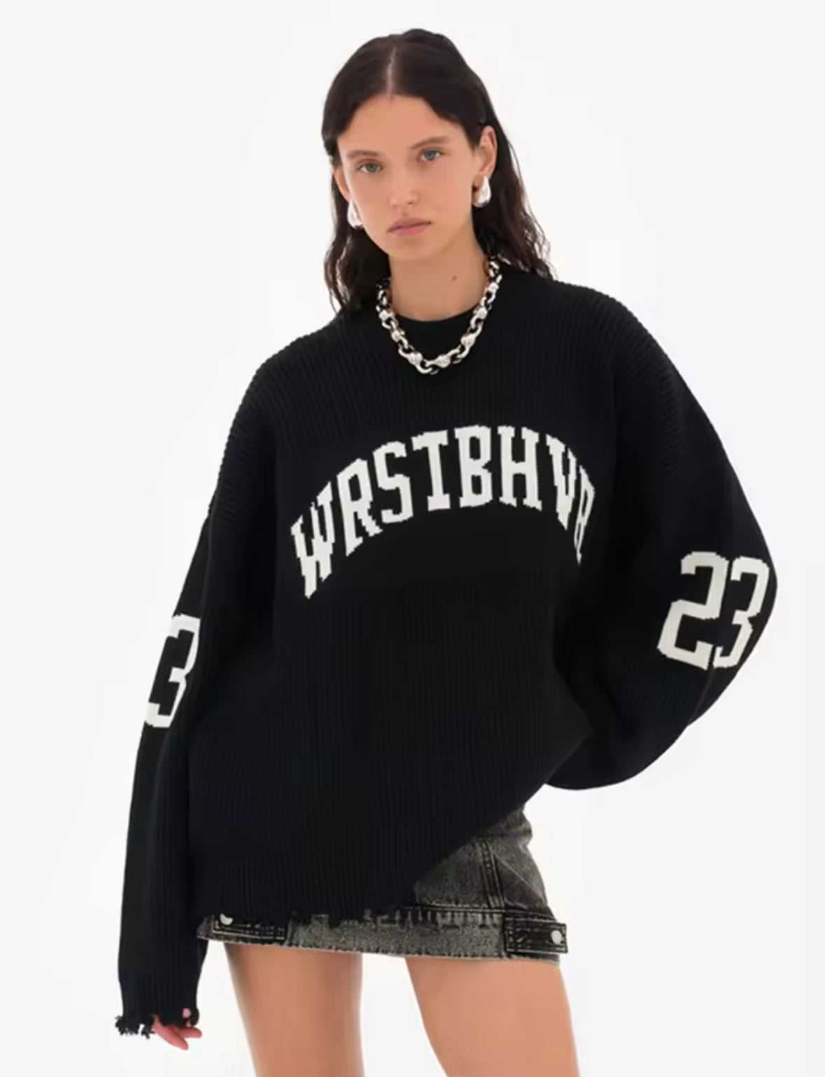 Varsity Oversize Knit 23