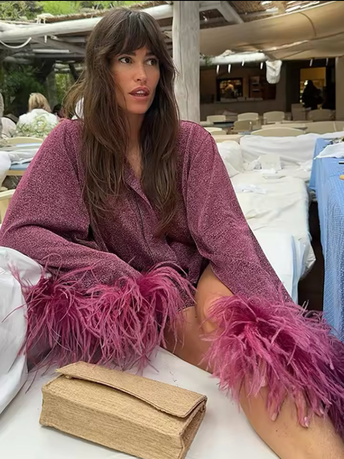 Capri Allure Feather Shirt