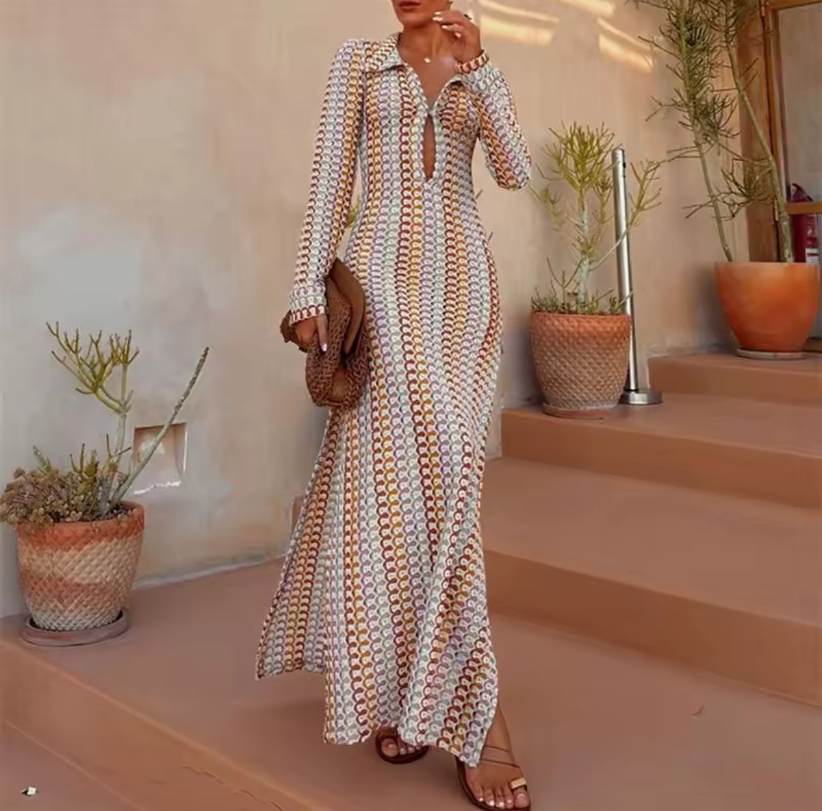 Riviera Crochet Dress