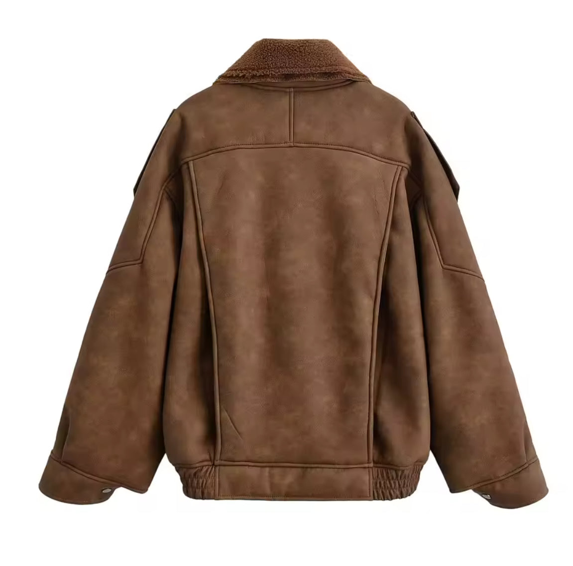 Aviator Teddy Suede Jacket