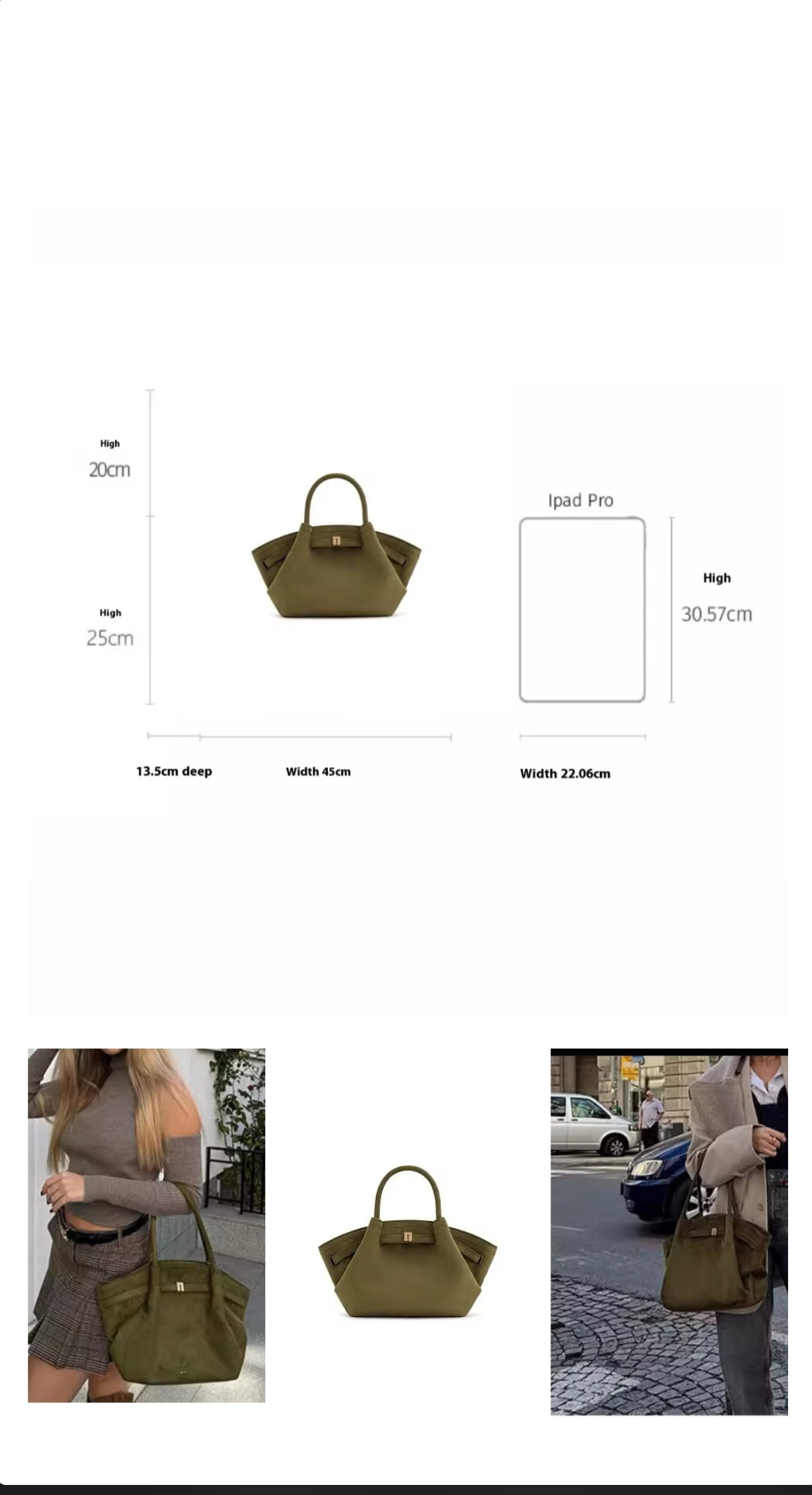 Elegante Damen Tote Bag aus Kunst-Velours in strukturierter Form, mit großzügigem Innenraum und Slip Pocket – erhältlich in verschiedenen Farben.