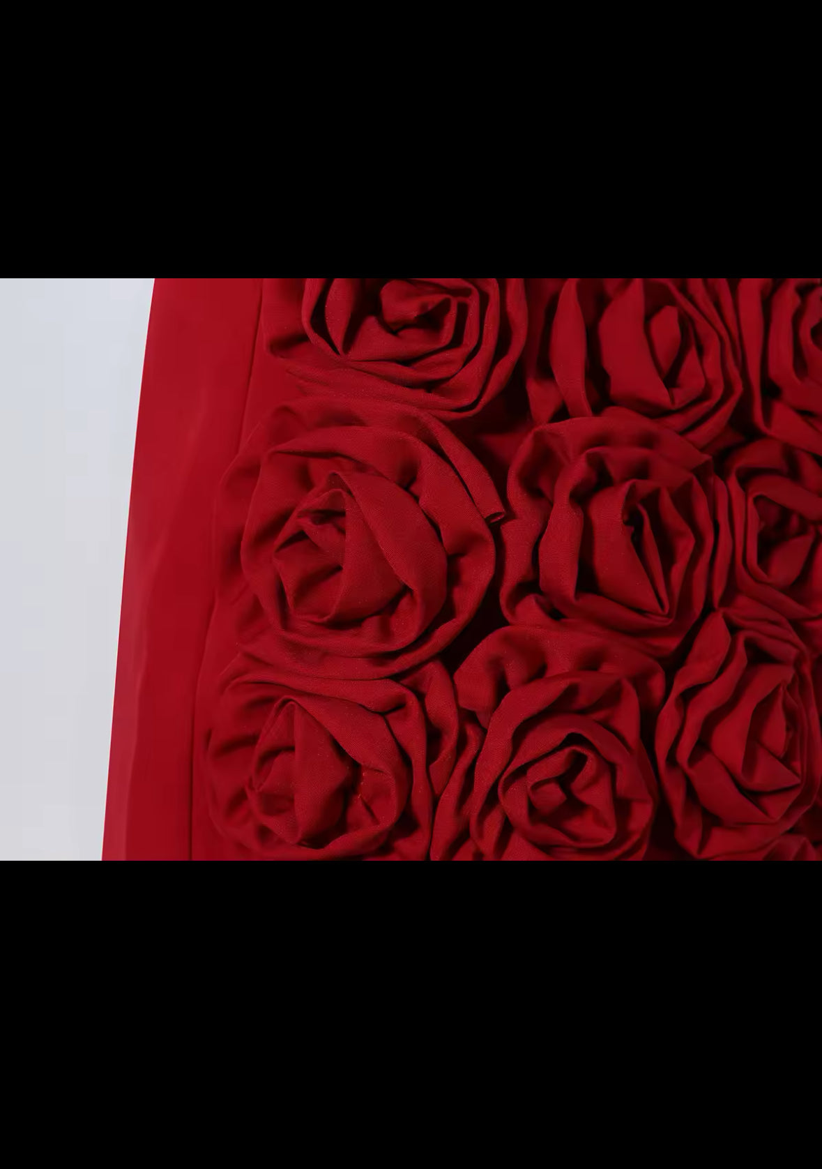 Emilie Skort mit 3D Rosen