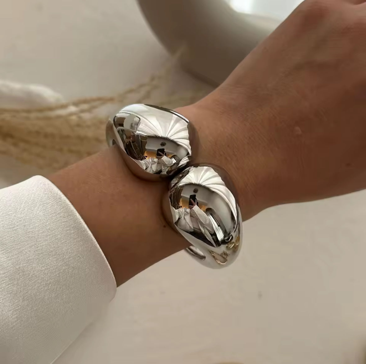 Sculpture Cuffs – Bold Elegance Collection