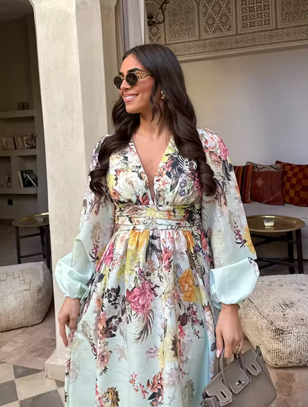Riviera Fleur Maxi Dress