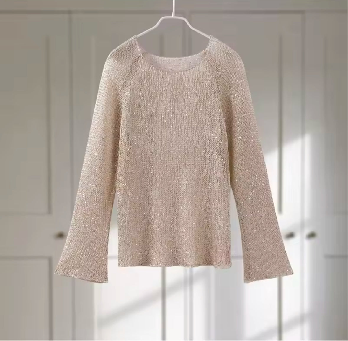 Sequin Mesh Top