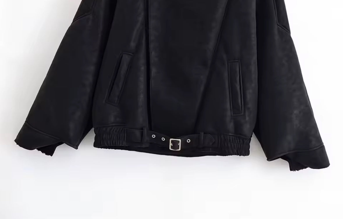 Aviator Teddy Suede Jacket
