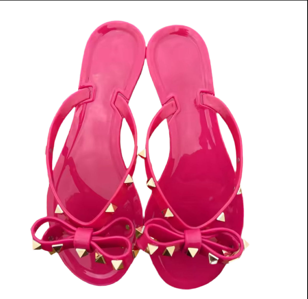 Valentina Studded Flip-Flops
