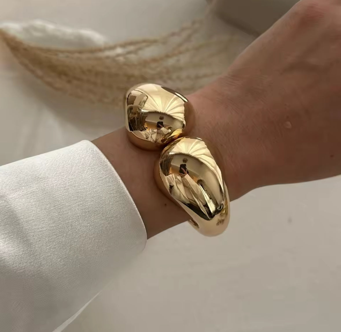 Sculpture Cuffs – Bold Elegance Collection