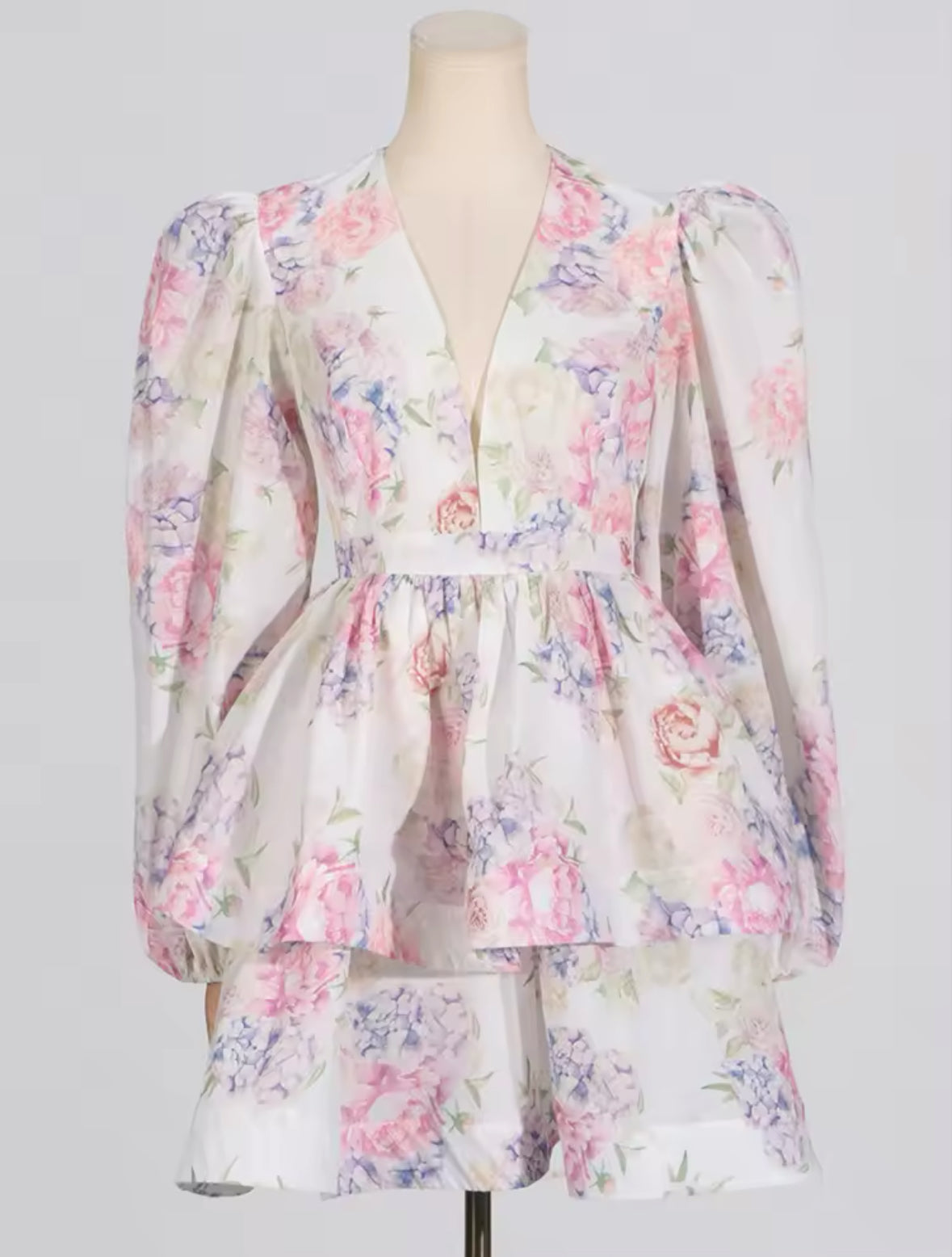Fleur de Luxe Ruffle Dress