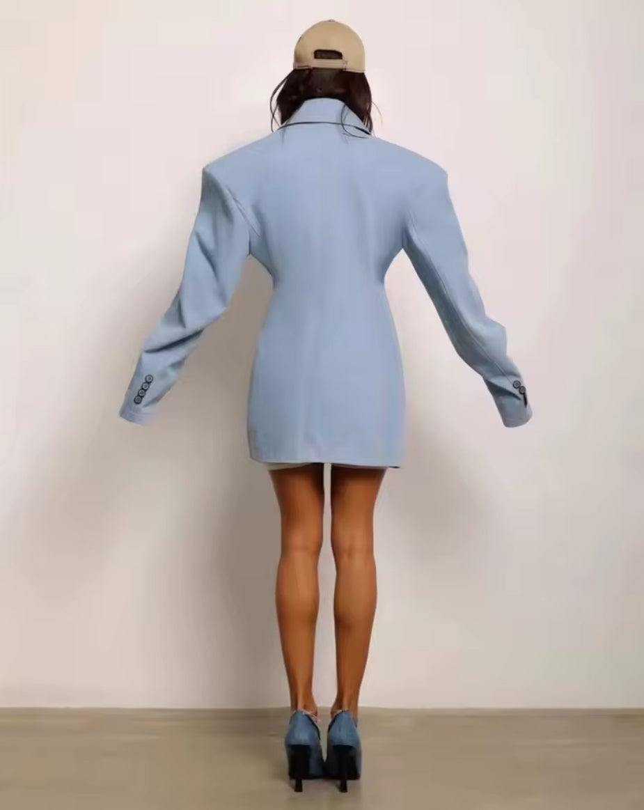 Azure Bold Blazer