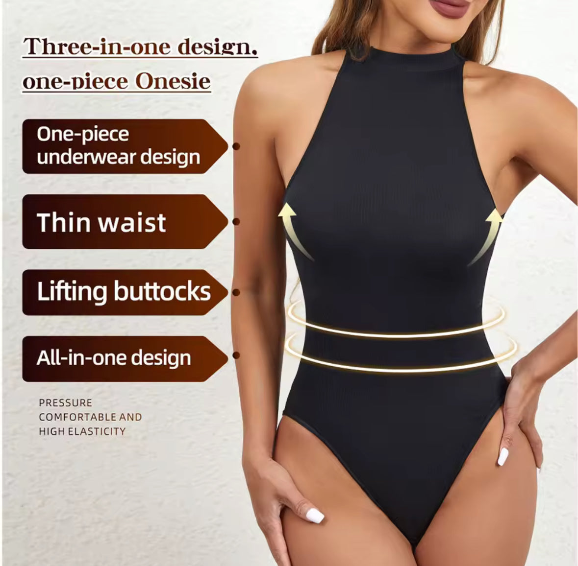 High Neck Shaping Body
