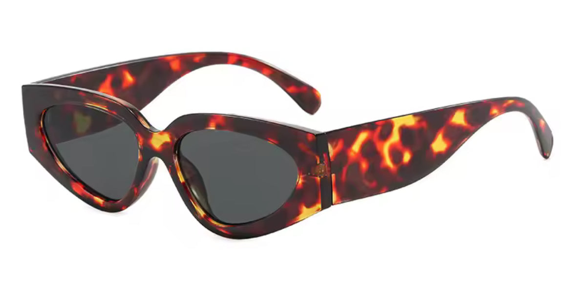 Leo Cat-Eye Brille mit breitem Rahmen