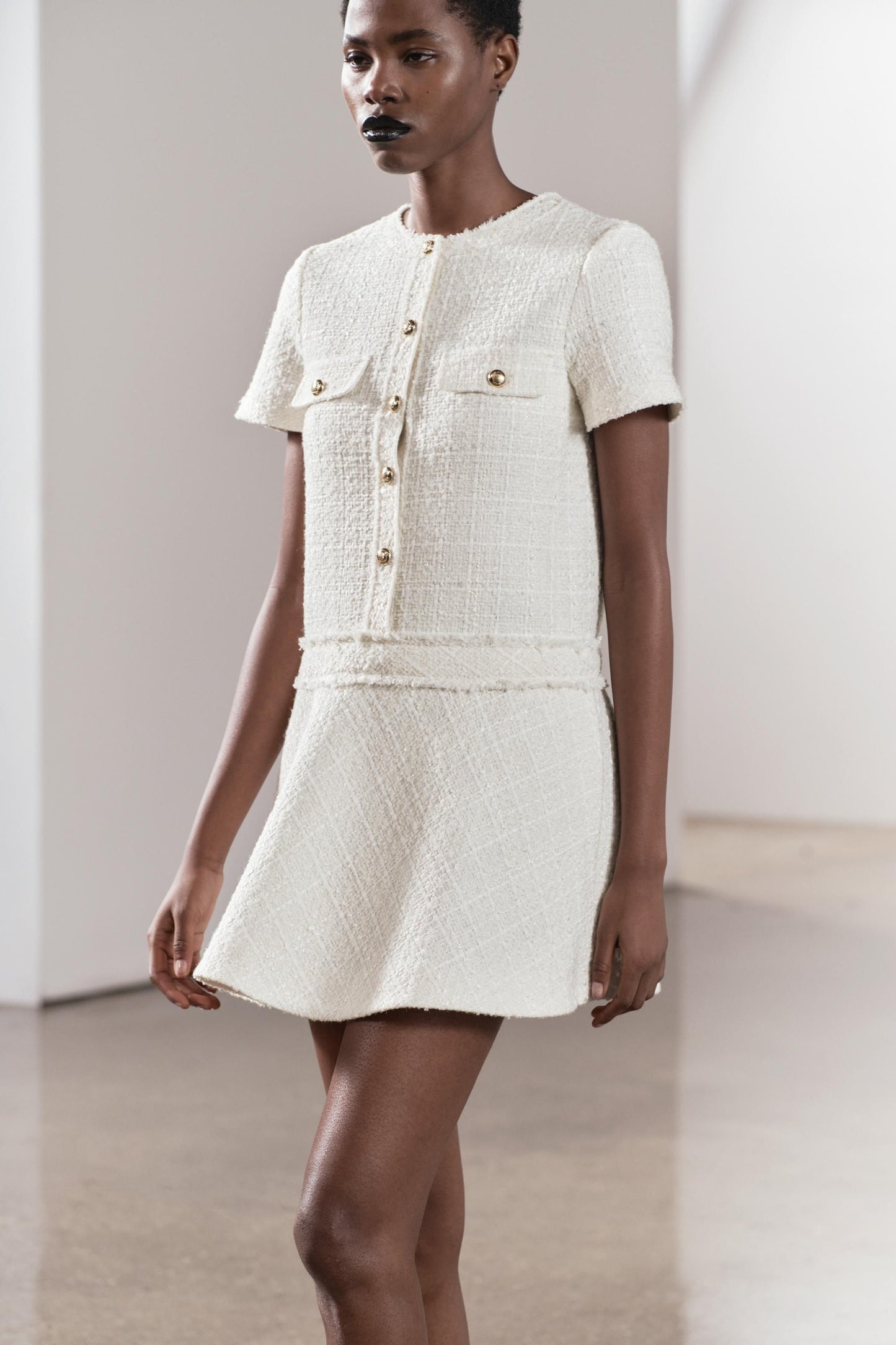 Tweed Chic Mini Dress