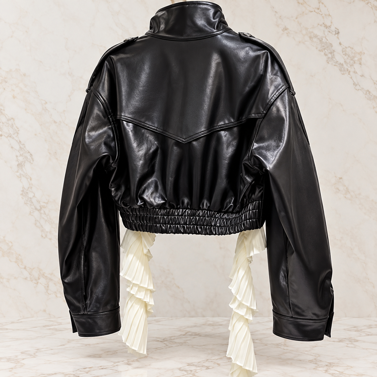 HB Ruffle Jacket – Statement-Jacke mit Volants