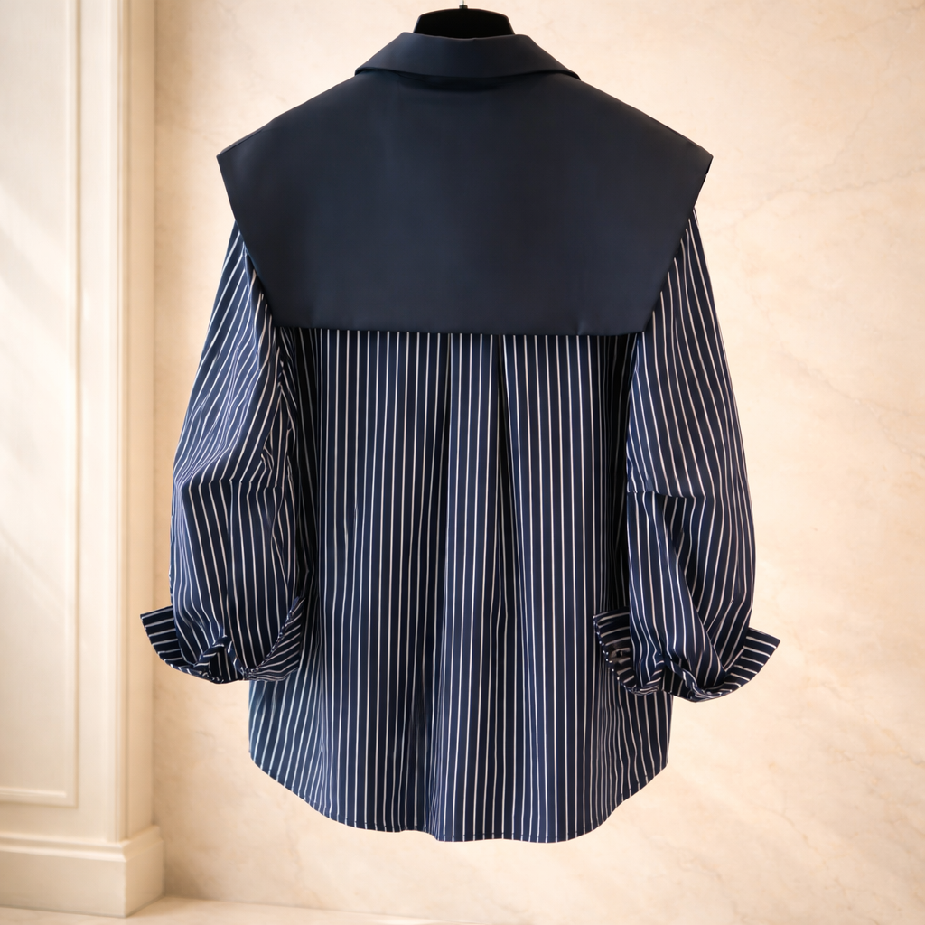 Stripe Icon Blouse