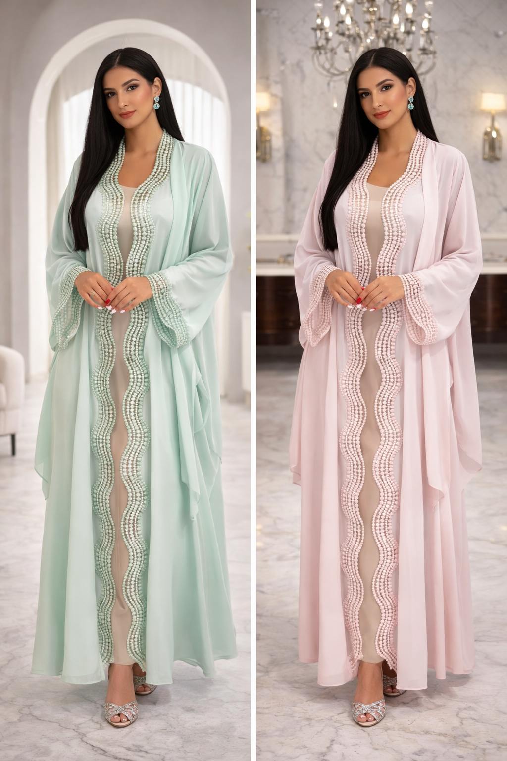 Pearl Wave Abaya