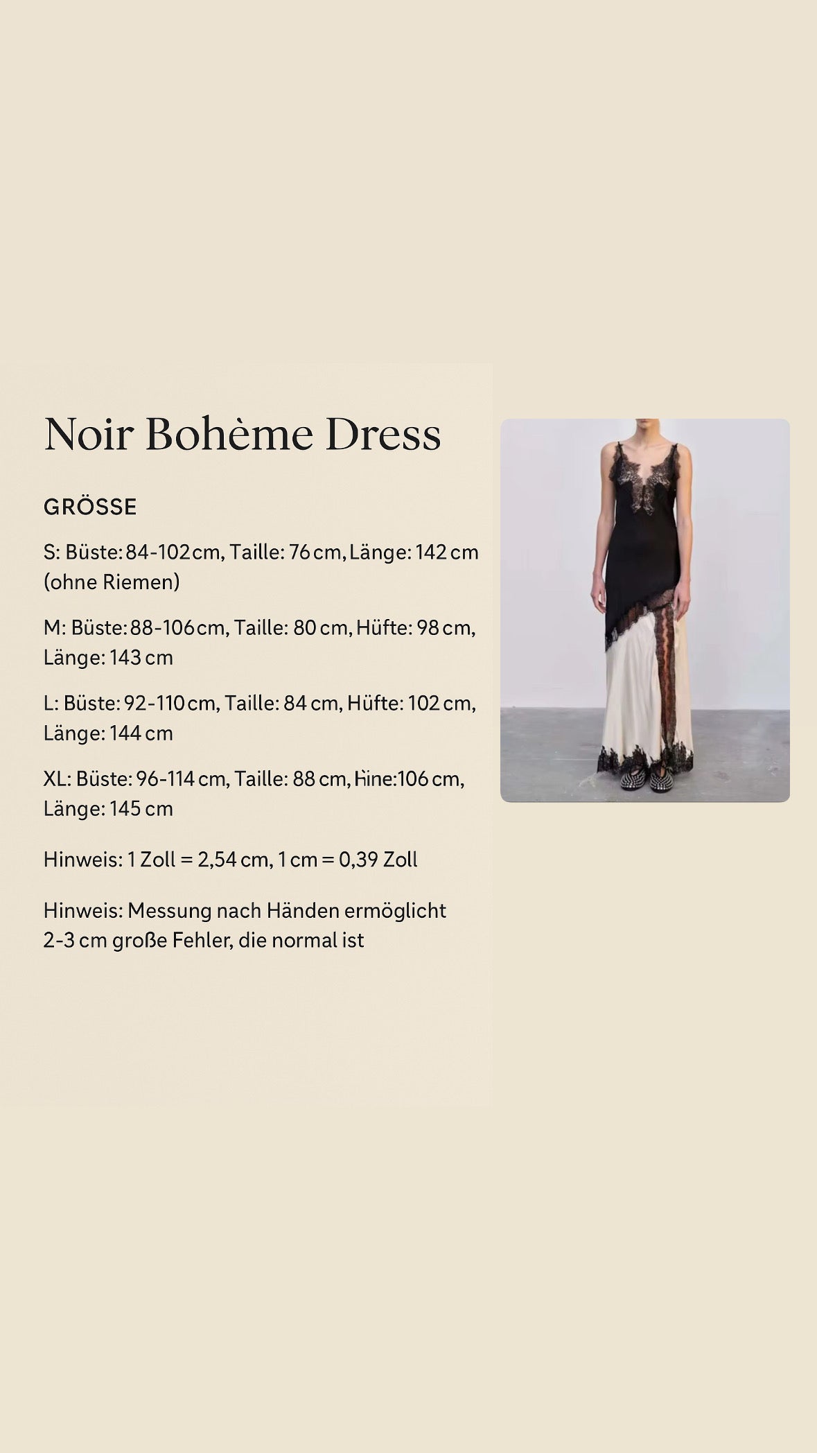 Noir Bohème Dress