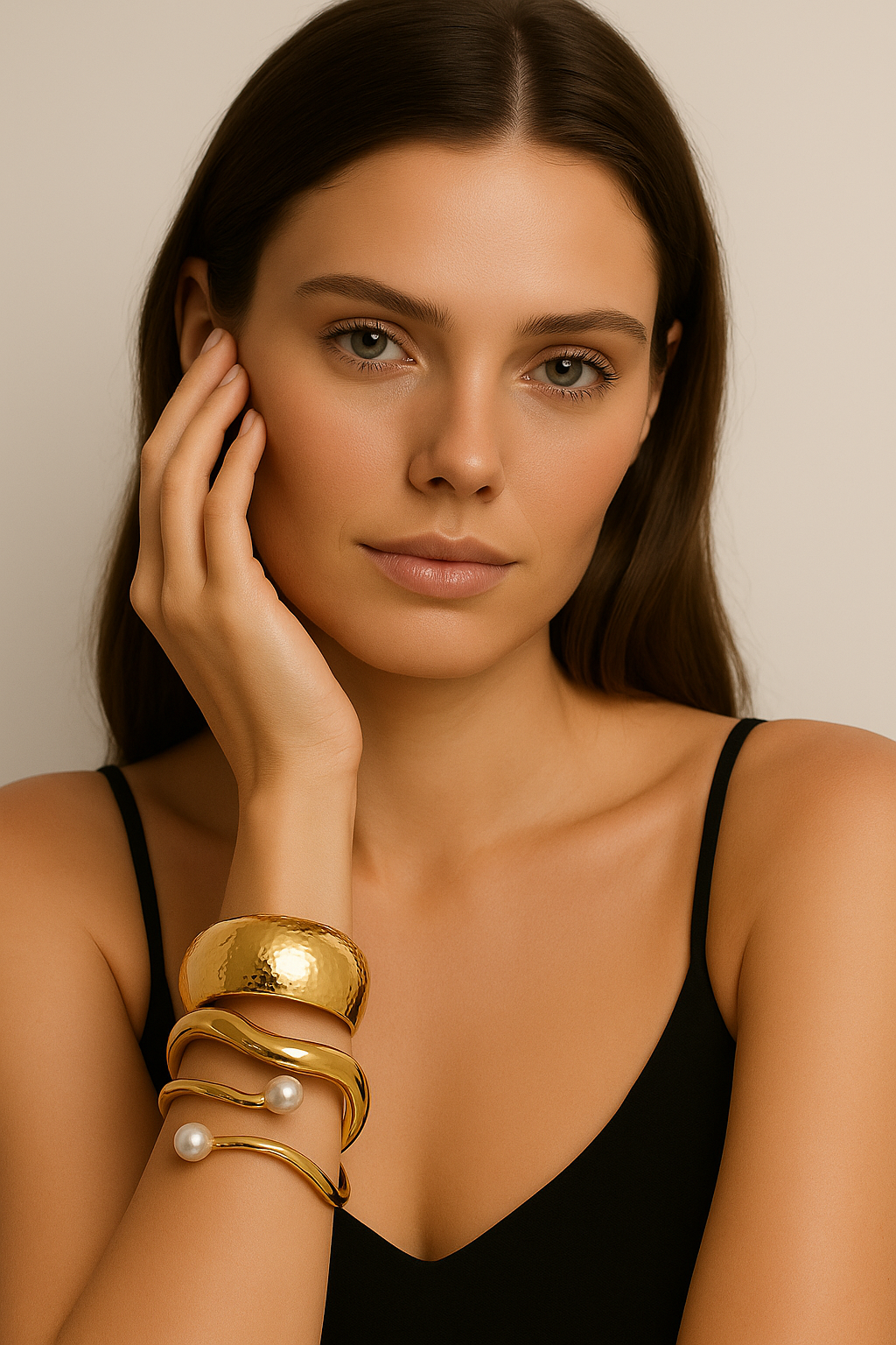 Sculpture Cuffs – Bold Elegance Collection