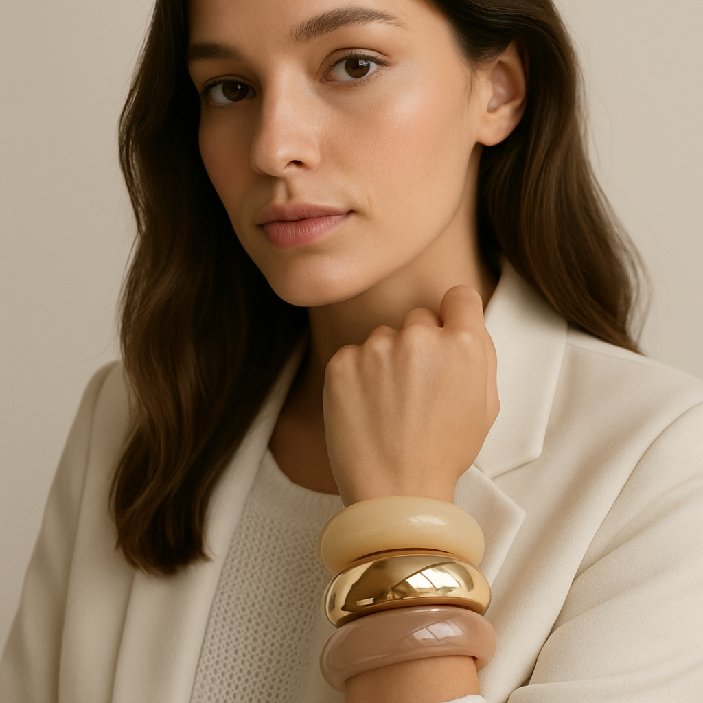 Sculpture Cuffs – Bold Elegance Collection