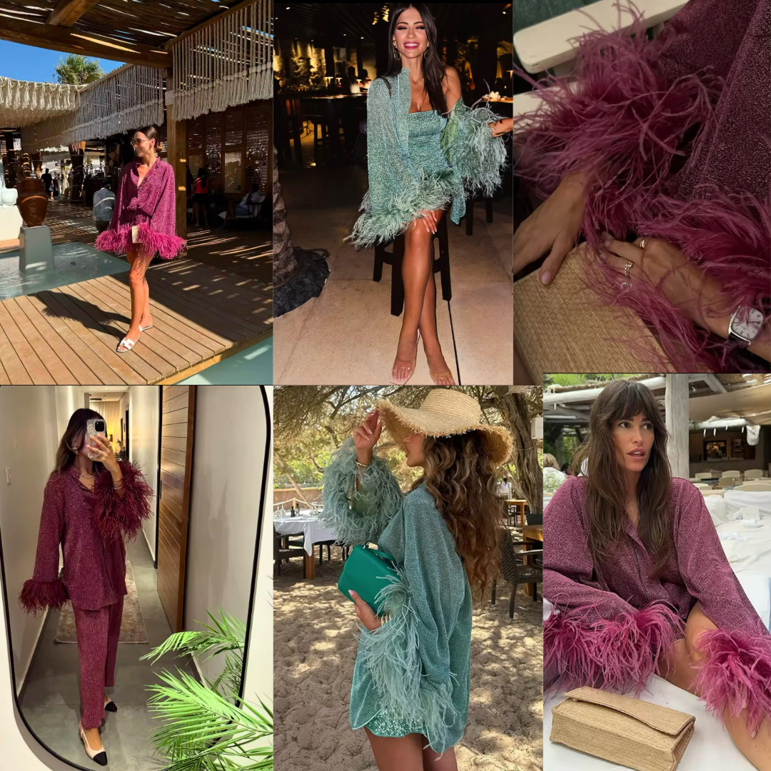 Capri Allure Feather Shirt