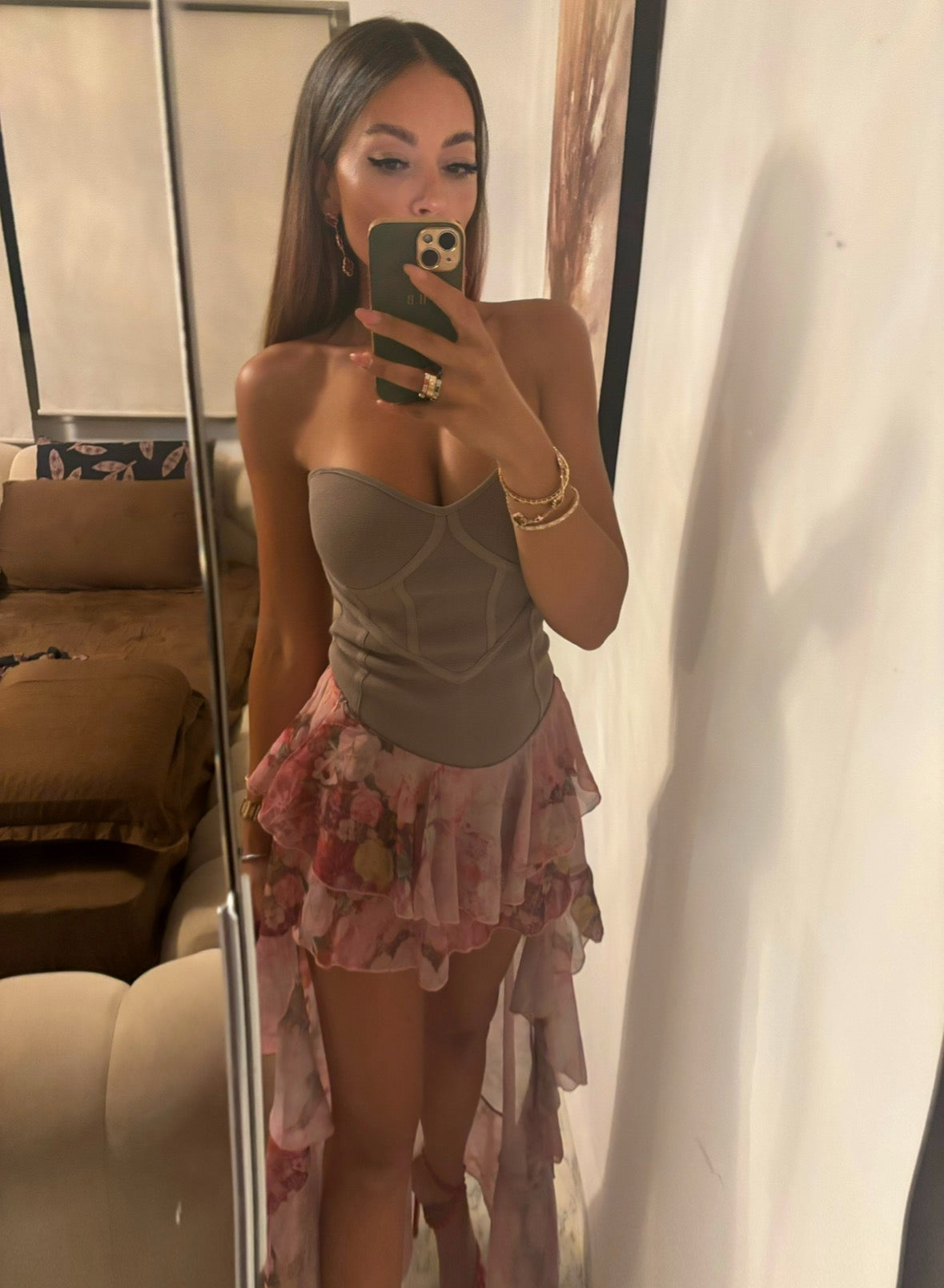 HB Boho Ruffle Skort