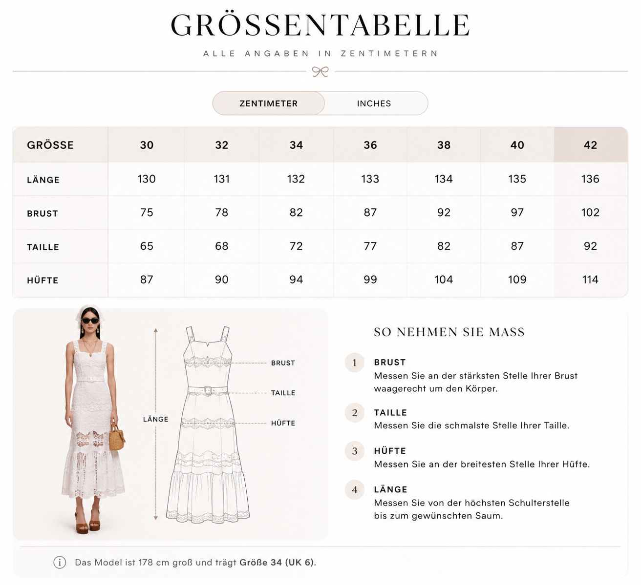 Self-Portrait White Linen Lace Midi Dress