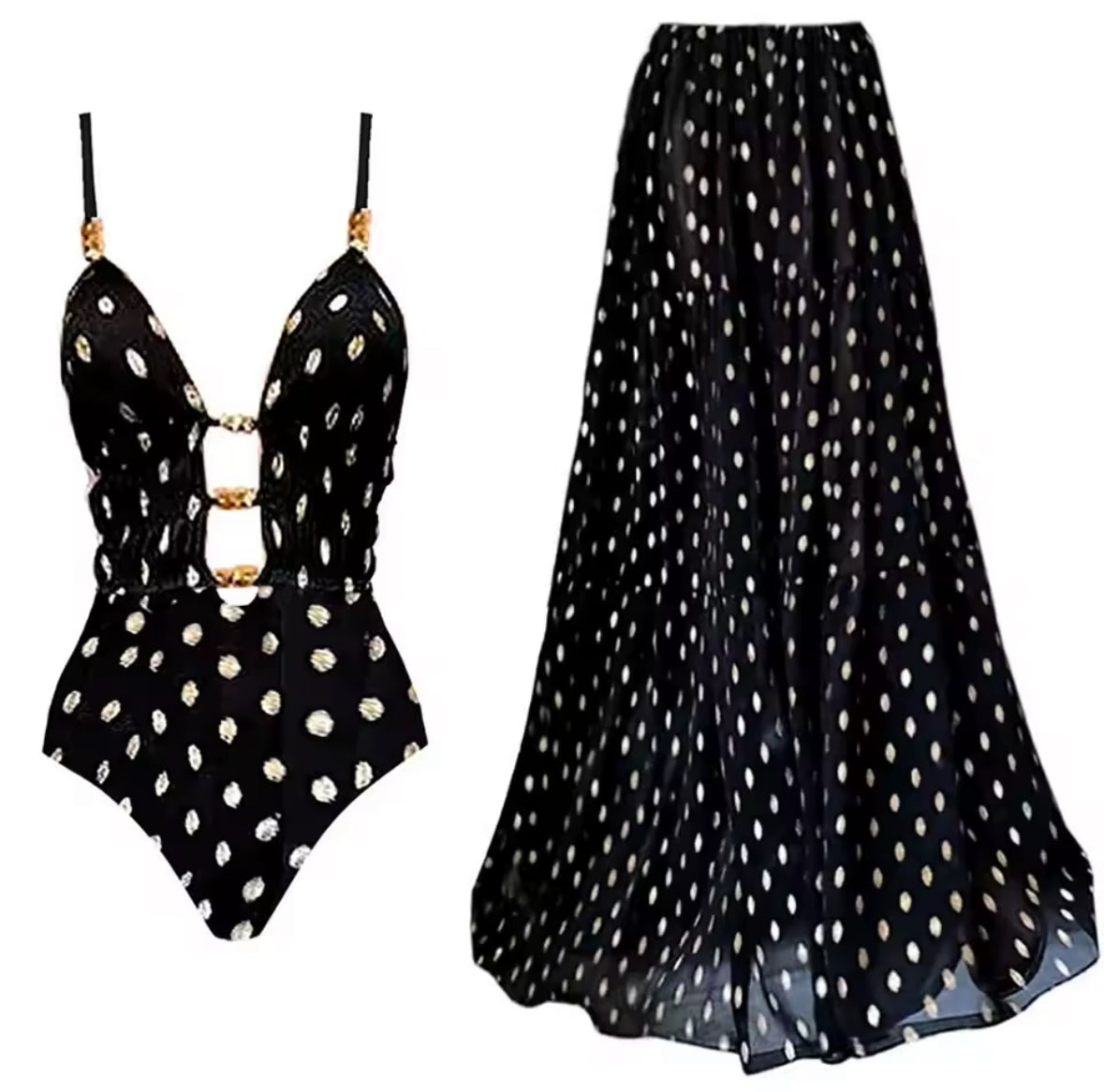 Noir Riviera Swim Set