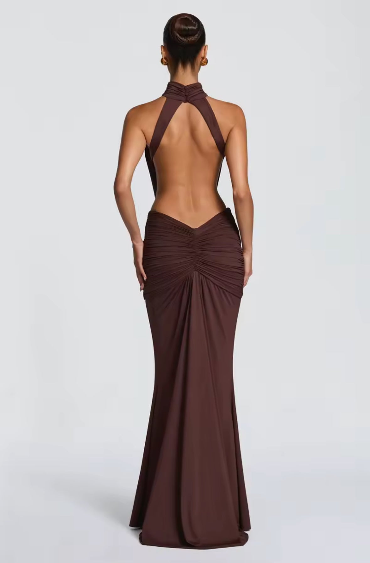Sculpt Dress – Chocolate