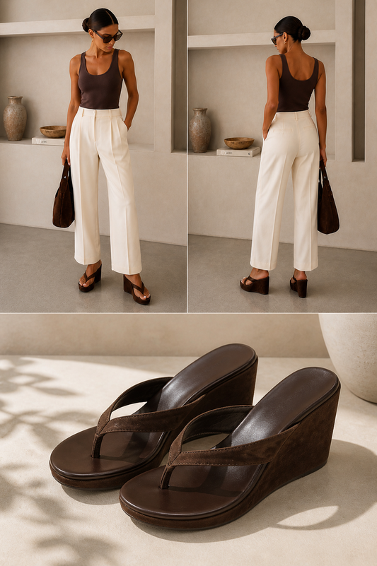 Sienna Wedge Flip Sandal