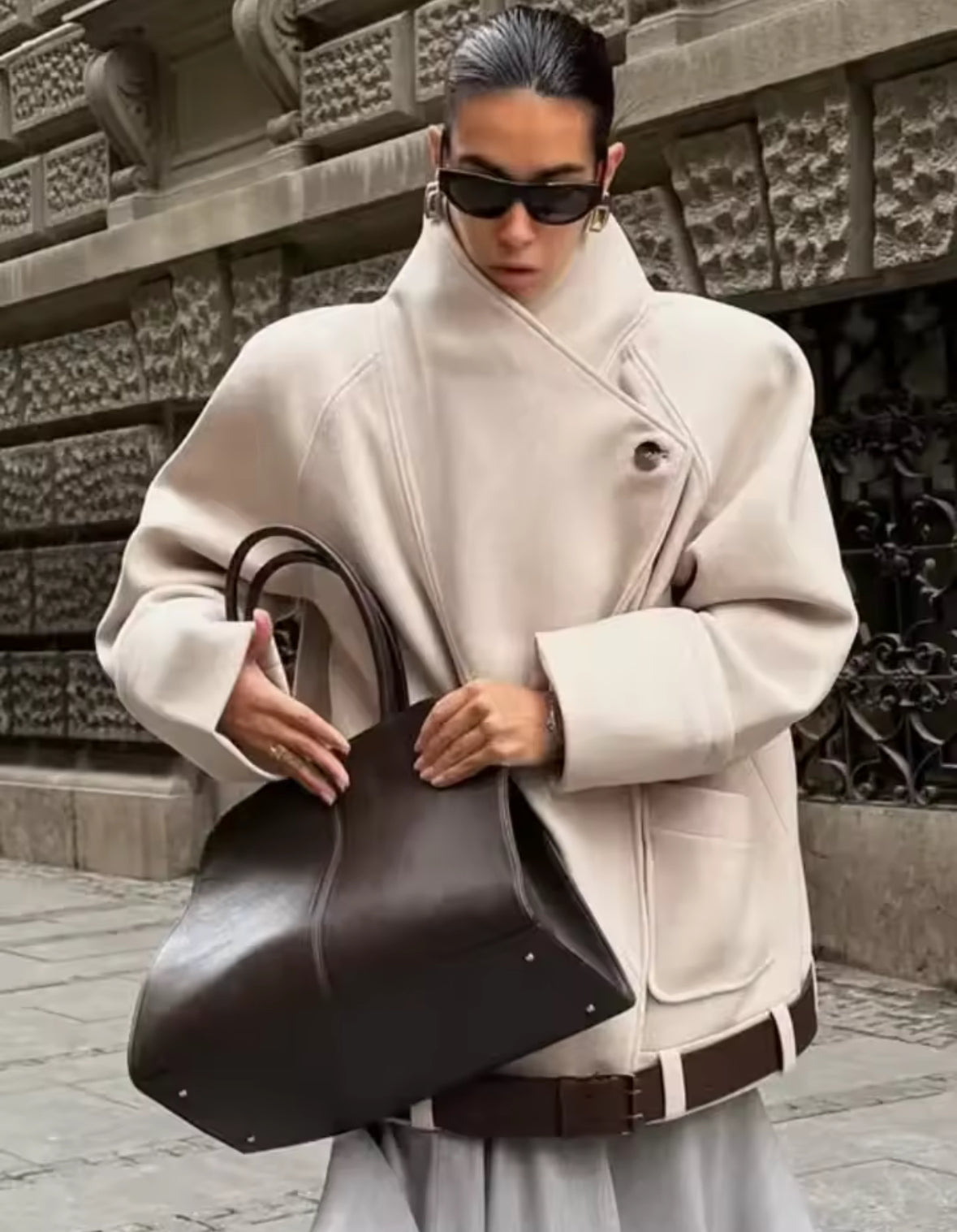 Wool Belt Coat