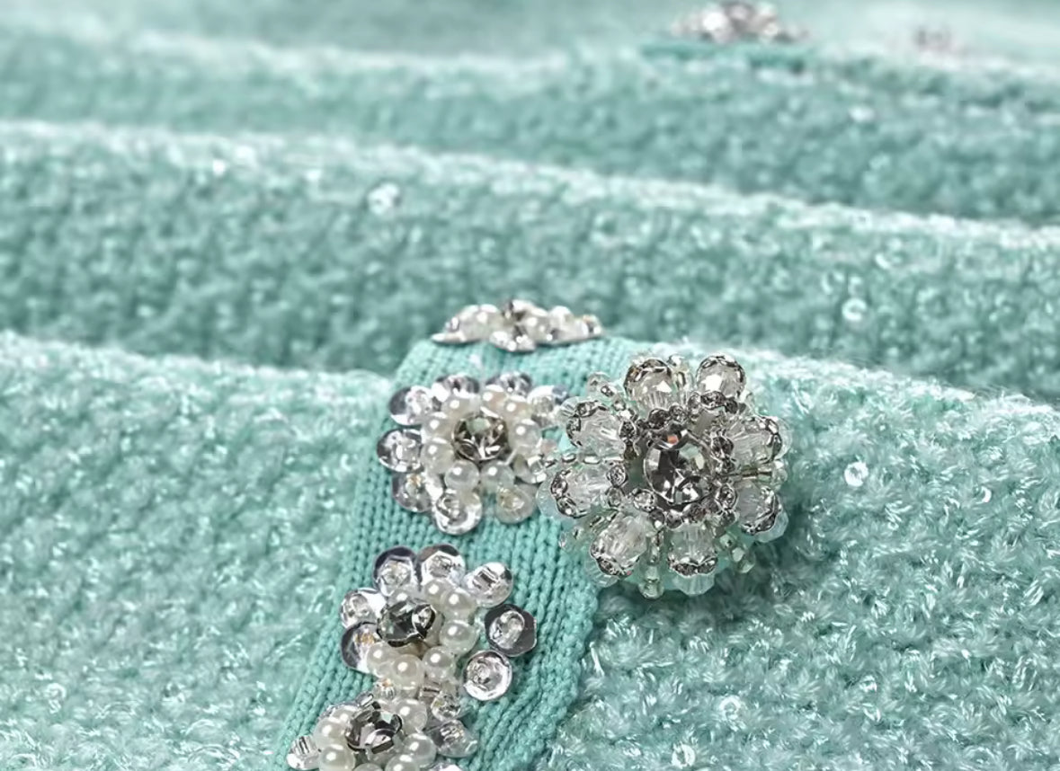 Mint Pearl Dress