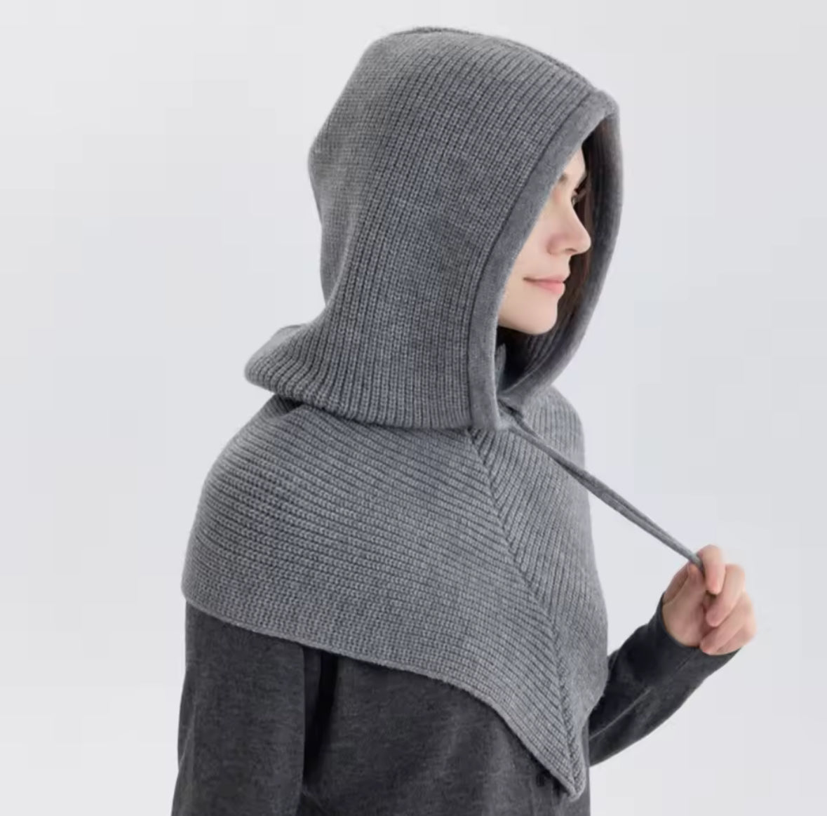 Cosy Knit Hood Schal