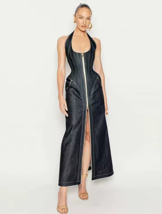 Denim Sculpt Dress