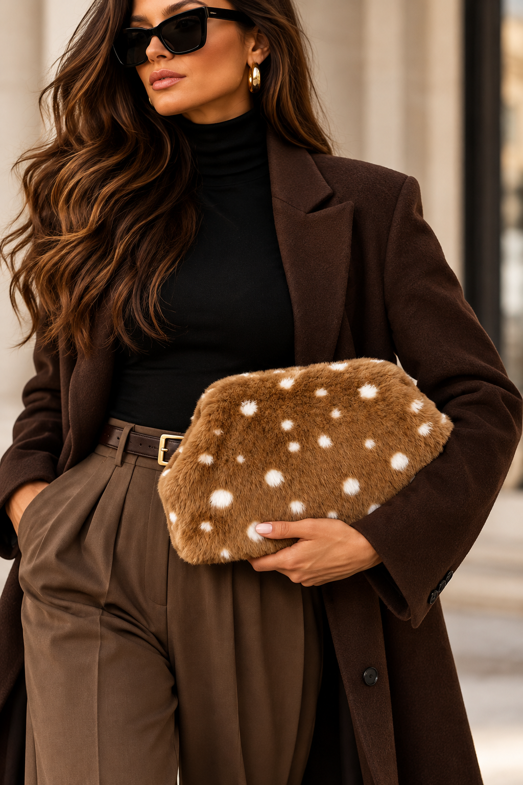 HB Clutch Animal Print