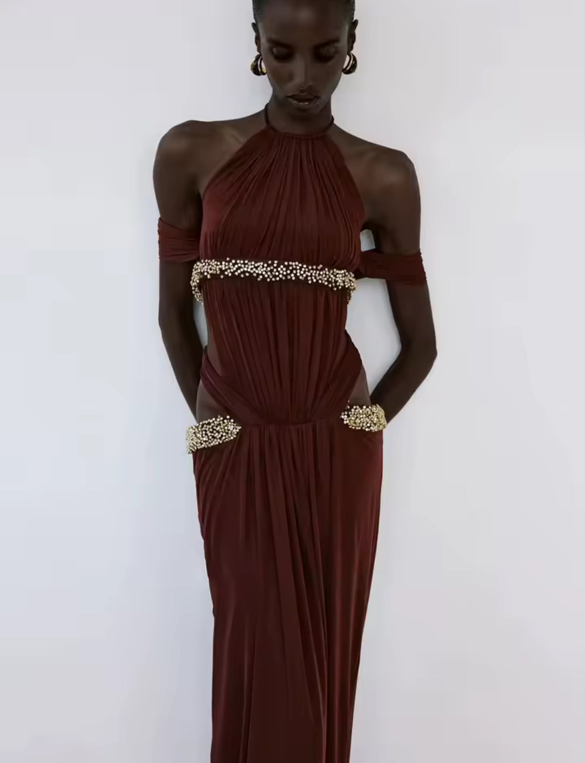 Elira Draped Dress