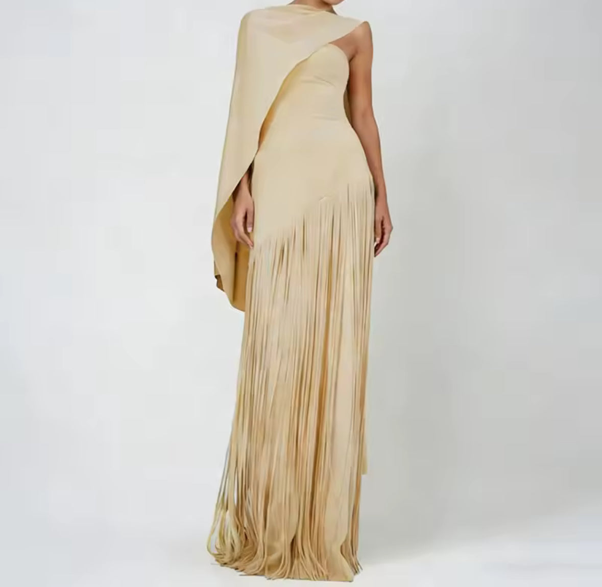 Élise Fringe Couture Gown