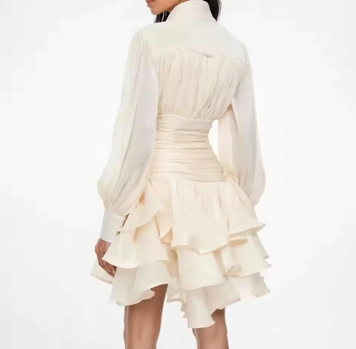 Élise Ruffle Couture Dress